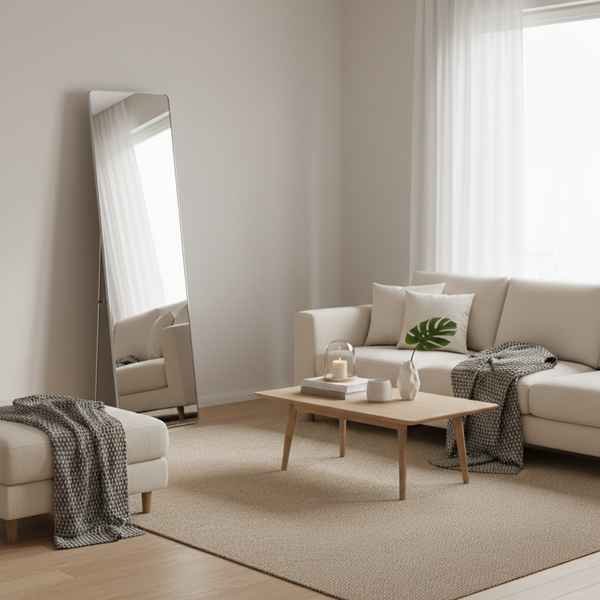 Изображение товара Зеркало Saniteco L-aluminum 160x50 (серебристый)