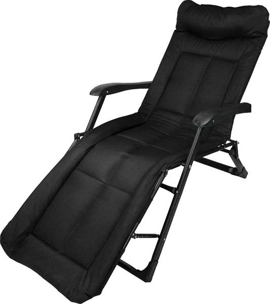Изображение товара Складной шезлонг Forsage F-FG-HY-8000BK (61 626), (черный)