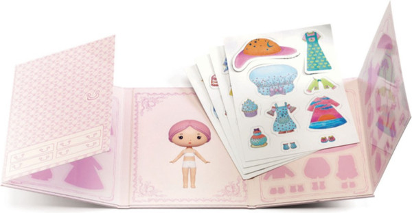 Изображение товара Набор для творчества Djeco Stickers Одень девочку Tinyly Лилипинк / DJ06980
