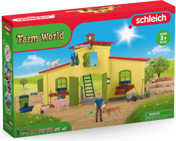 Изображение товара Игровой набор Schleich Набор Ферма с хлевом и животными 42605