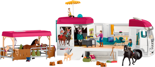 Изображение товара Игровой набор Schleich Школа верховой езды с лошадьми и наездниками 42619
