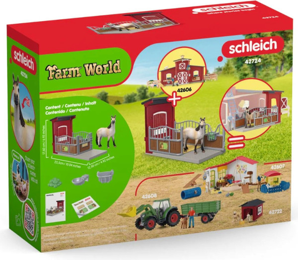 Изображение товара Игровой набор Schleich Загон для лошадей / 42724