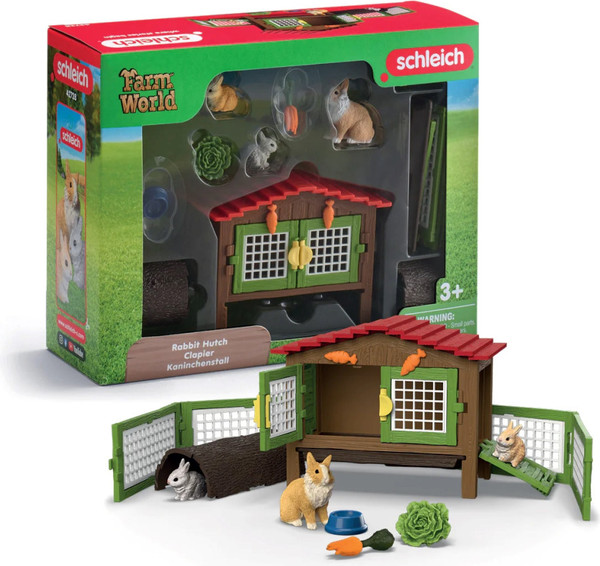 Изображение товара Игровой набор Schleich Клетка для кроликов / 42728