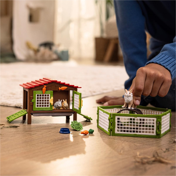 Изображение товара Игровой набор Schleich Клетка для кроликов / 42728