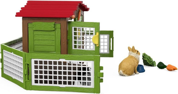 Изображение товара Игровой набор Schleich Клетка для кроликов / 42728