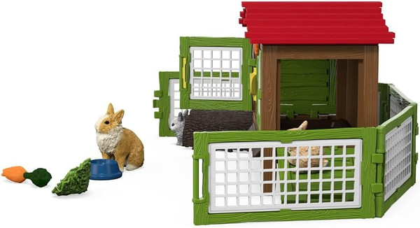 Изображение товара Игровой набор Schleich Клетка для кроликов / 42728