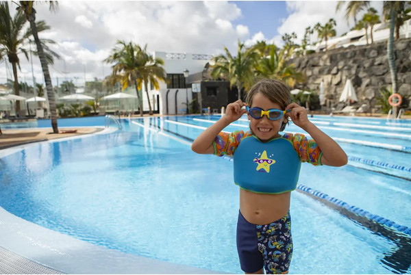 Изображение товара Очки для плавания ZoggS Super Seal Little / 461419 (голубой/желтый)