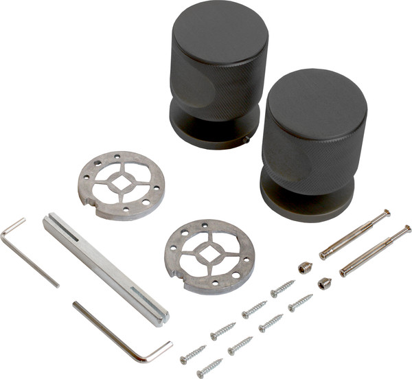 Изображение товара Ручка дверная Аллюр Art Collection Maxima BL 58150 (матовый черный)