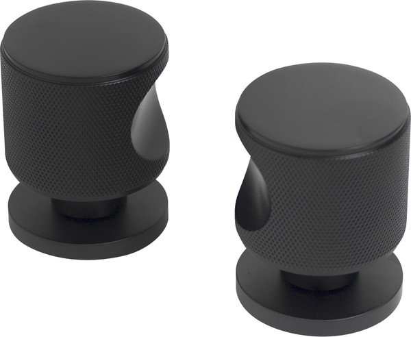 Изображение товара Ручка дверная Аллюр Art Collection Maxima BL 58150 (матовый черный)