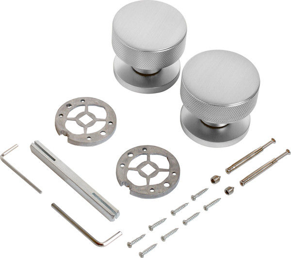 Изображение товара Ручка дверная Аллюр Art Collection Ideale MSC 57160 (матовый хром)