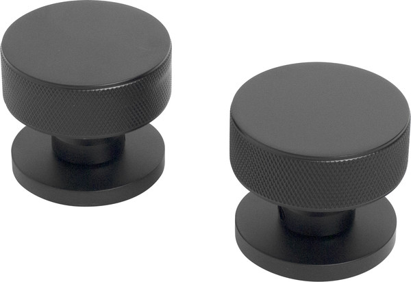 Изображение товара Ручка дверная Аллюр Art Collection Ideale BL 57150 (матовый черный)