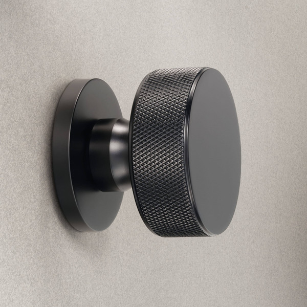 Изображение товара Ручка дверная Аллюр Art Collection Ideale BL 57150 (матовый черный)