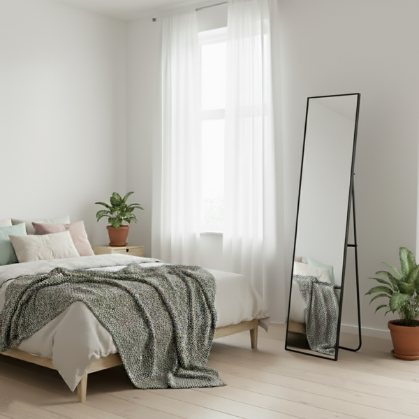 Изображение товара Зеркало Saniteco Right Angle 151x42 (черный)