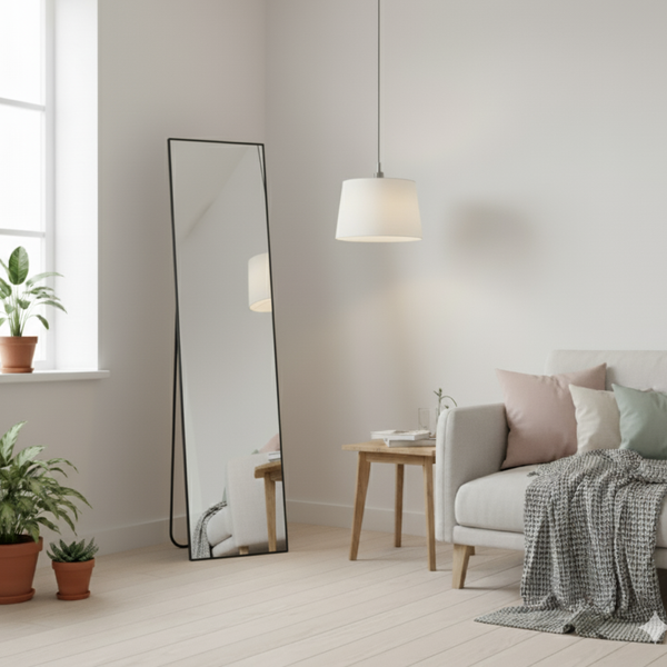 Изображение товара Зеркало Saniteco Right Angle 151x42 (черный)