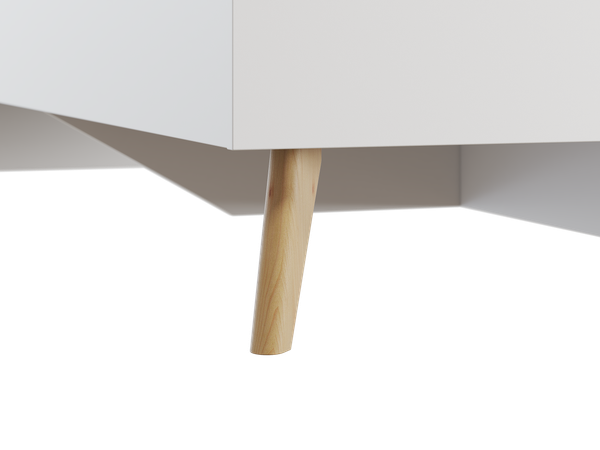 Изображение товара Полуторная кровать ЛофтМебель Олимпик 1400 / VR-00003261 (белый)