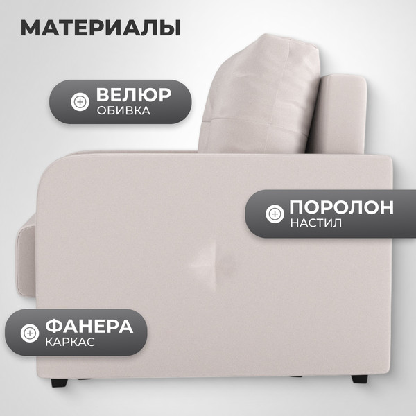 Изображение товара Кресло-кровать Mio Tesoro Винтер (velutto 16)