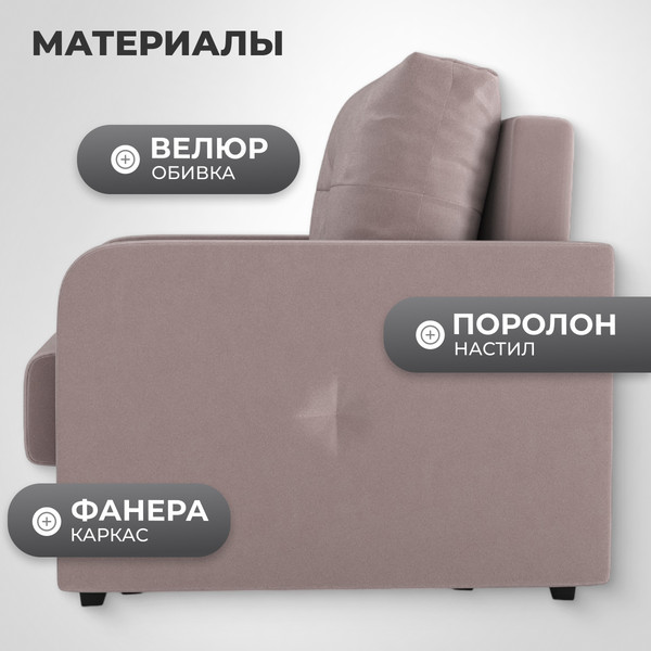 Изображение товара Кресло-кровать Mio Tesoro Винтер (velutto 22)