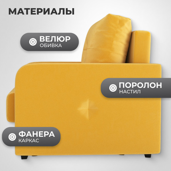 Изображение товара Кресло-кровать Mio Tesoro Винтер (velutto 56)