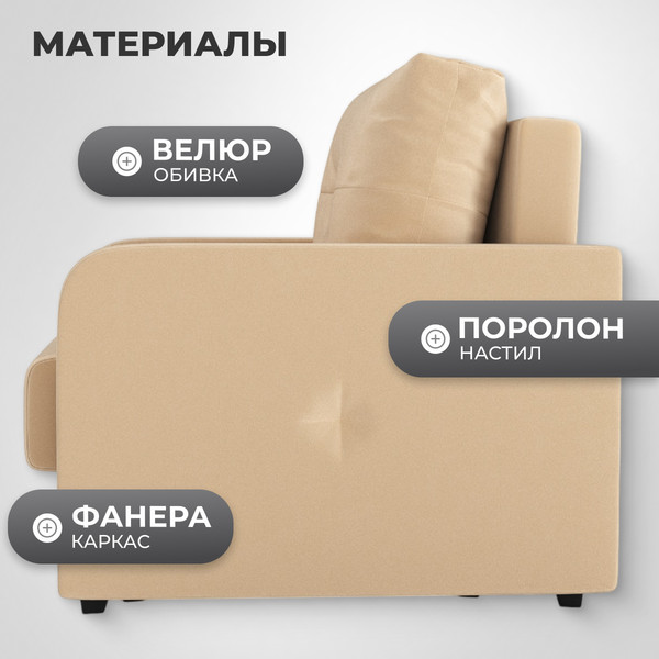 Изображение товара Кресло-кровать Mio Tesoro Винтер (velutto 59)