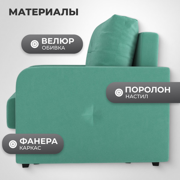 Изображение товара Кресло-кровать Mio Tesoro Винтер (velutto 71)