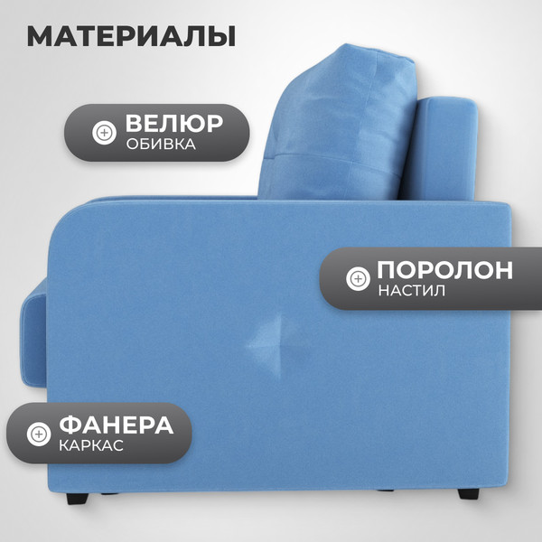 Изображение товара Кресло-кровать Mio Tesoro Винтер (velutto 72)