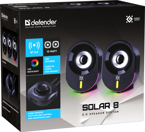 Изображение товара Мультимедиа акустика Defender Solar 8 / 65938