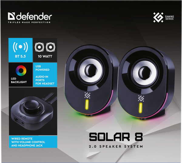 Изображение товара Мультимедиа акустика Defender Solar 8 / 65938