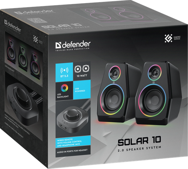 Изображение товара Мультимедиа акустика Defender Solar 10 / 65940
