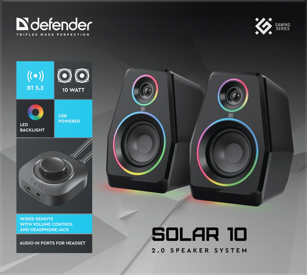 Изображение товара Мультимедиа акустика Defender Solar 10 / 65940