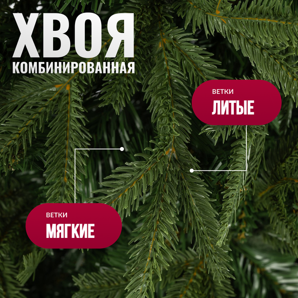 Изображение товара Ель искусственная Winter Fun Drop 180 / 1954