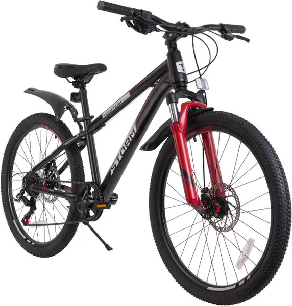 Изображение товара Велосипед Tech Team Storm 24 2024 / NN002551 (черный)