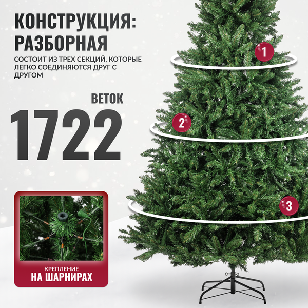 Изображение товара Ель искусственная Winter Fun Light 210 / 24801-210CM LED