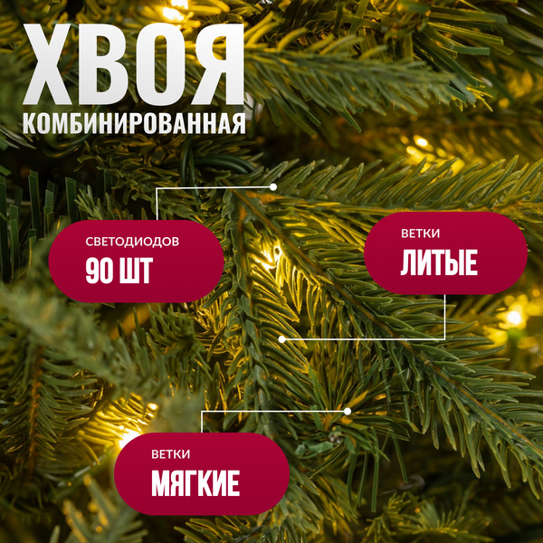 Изображение товара Ель искусственная Winter Fun Light 90 / 25803-90CM LED