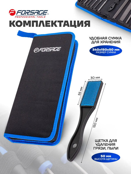 Изображение товара Набор напильников Forsage F-5056W (60327)