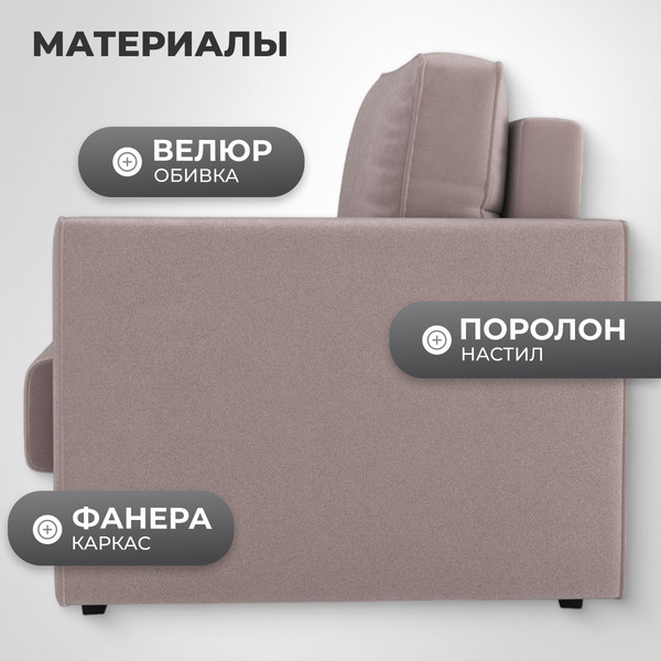 Изображение товара Кресло-кровать Mio Tesoro Кронус (velutto 22)