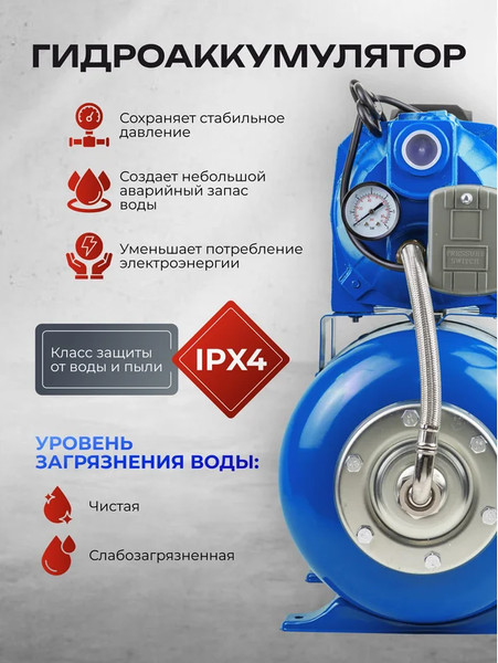 Изображение товара Поверхностный насос Forsage F-AUTO-JET60S ALU (61129)