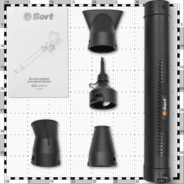 Изображение товара Воздуходувка аккумуляторная Bort BSS-21U-Li (93414387)