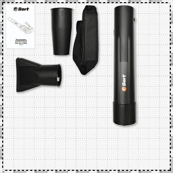 Изображение товара Воздуходувка аккумуляторная Bort BSS-40Li Turbo (93418576)