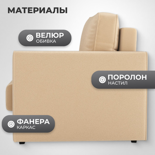 Изображение товара Кресло-кровать Mio Tesoro Кронус (velutto 59)