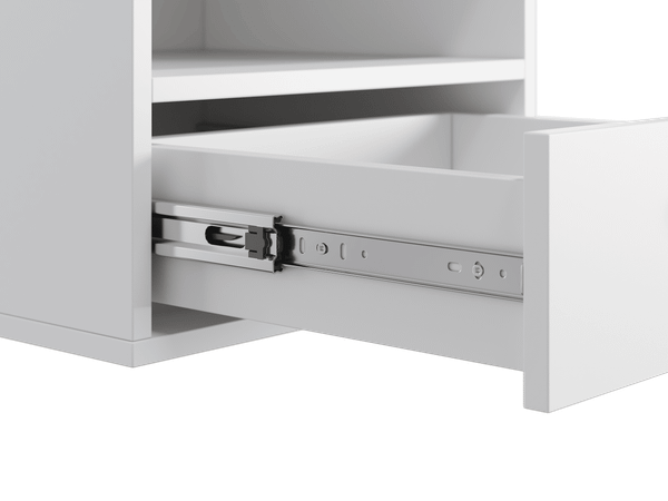 Изображение товара Прикроватная тумба ЛофтМебель Олимпик №2 / VR-00003272 (белый)