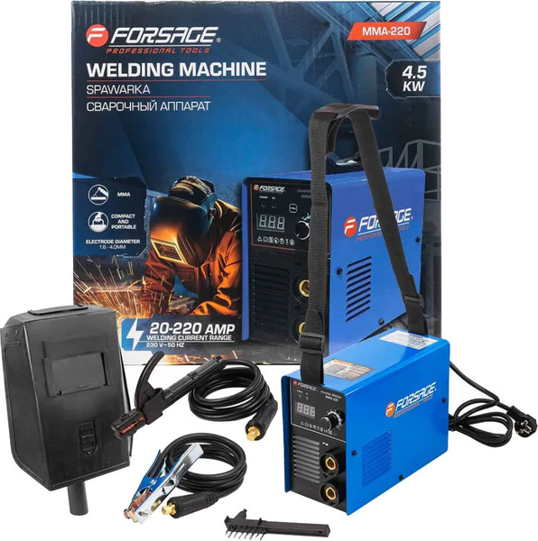 Изображение товара Инвертор сварочный Forsage 58 941 / F-MMA-220