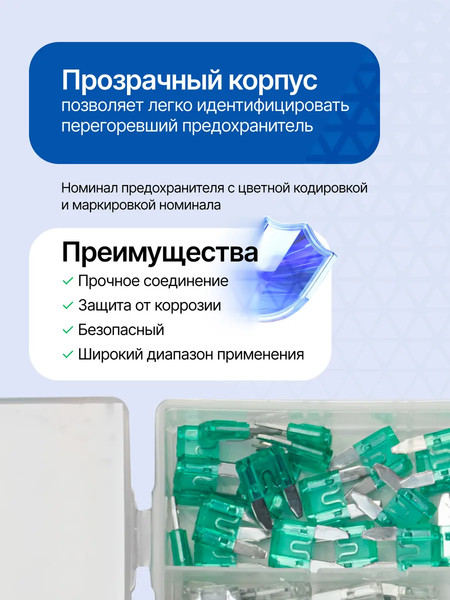 Изображение товара Комплект предохранителей для автомобиля Forsage F-FS-35(83143) (64837)