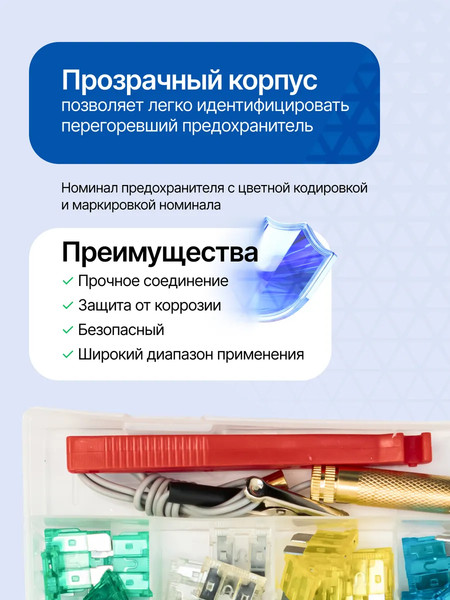 Изображение товара Комплект предохранителей для автомобиля Forsage F-FS-25(83142) (64838)