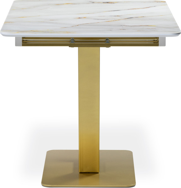 Изображение товара Обеденный стол Woodville Бугун / 500006 (белый/золото)