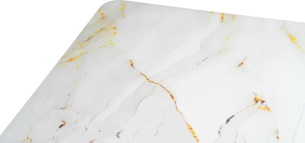 Изображение товара Обеденный стол Woodville Бугун / 500006 (белый/золото)