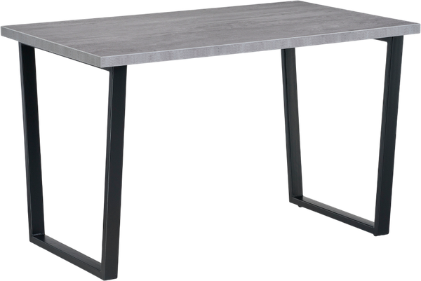 Изображение товара Обеденный стол Notta Лота Лофт 120 25 мм / 489666 (бетон/черный матовый)