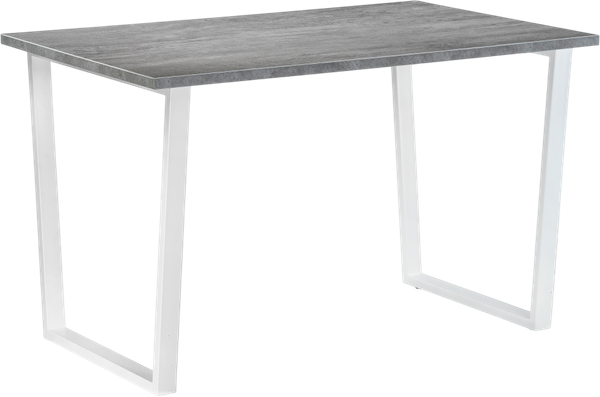 Изображение товара Обеденный стол Notta Лота Лофт 140 25 мм  / 489653 (бетон/белый матовый)