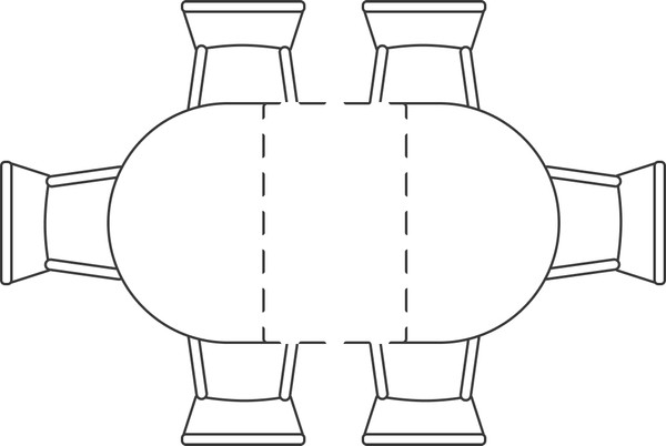Изображение товара Обеденный стол Woodville Регна / 504220 (черный)