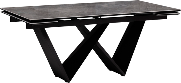 Изображение товара Обеденный стол Woodville Бор 180-240х90х78 / 588043 (baolai/черный)