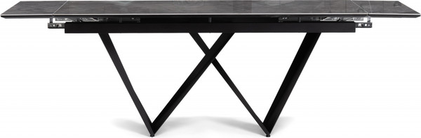 Изображение товара Обеденный стол Woodville Бор 180-240х90х78 / 588043 (baolai/черный)